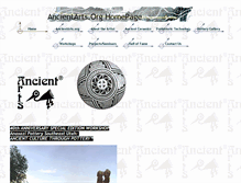 Tablet Screenshot of ancientarts.org